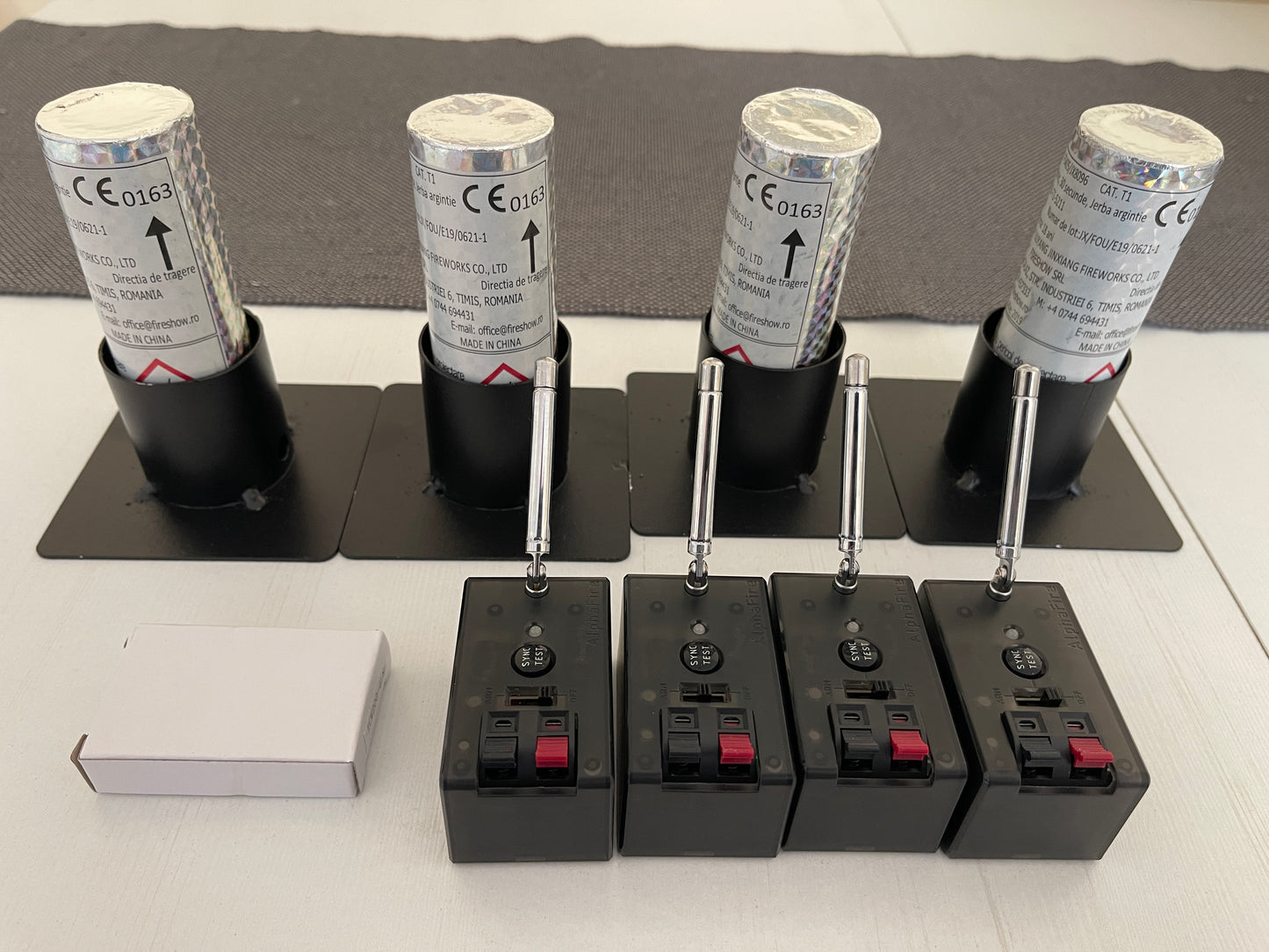 Sistem declansatoare Artificii Wireless alpha fire 4QX 9V