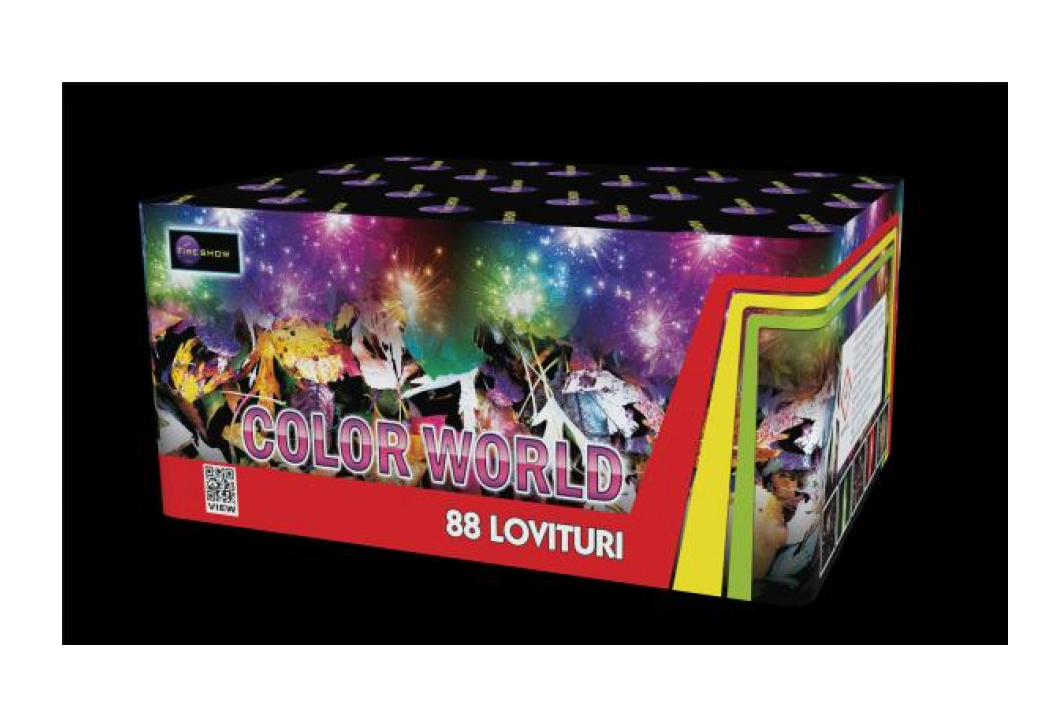 Baterie de artificii 88 focuri COLOR WORLD fireshow