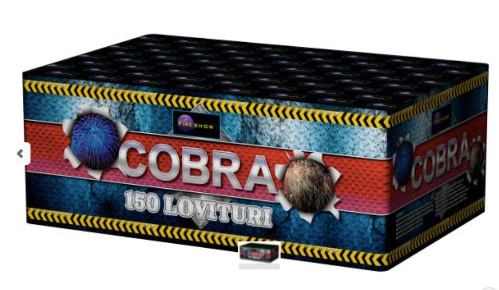 Baterie de artifici 150 focuri COBRA FIRESHOW