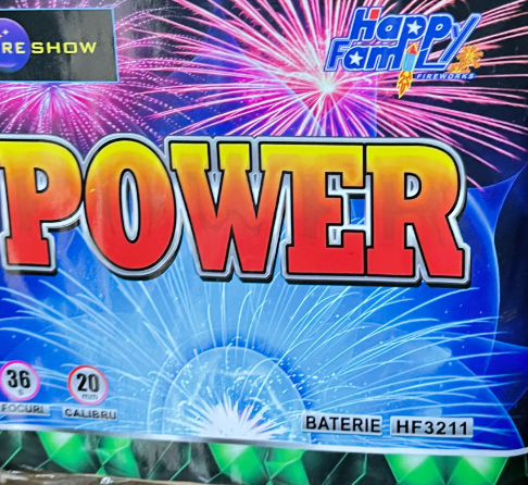 Baterie de artificii 36 focuri calibrul 20 mm Fireshow enigma