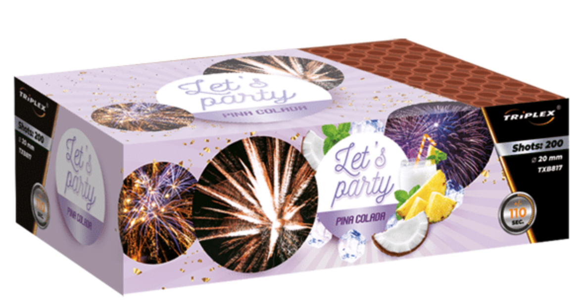 Baterie de artificii 200 focuri 20 mm  Fireshow/Triplex