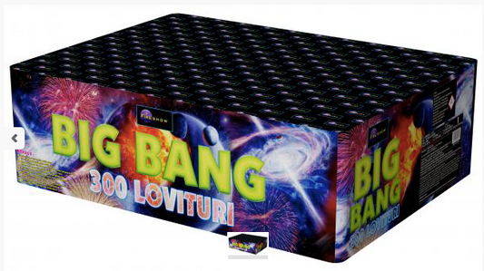 Baterie de artificii 300 focuri calibrul 30 mm  Artificii Profesionale ! 2025